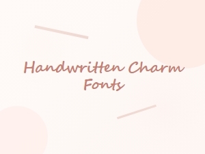 Handwritten Charm Fonts for Feminine Social Posts